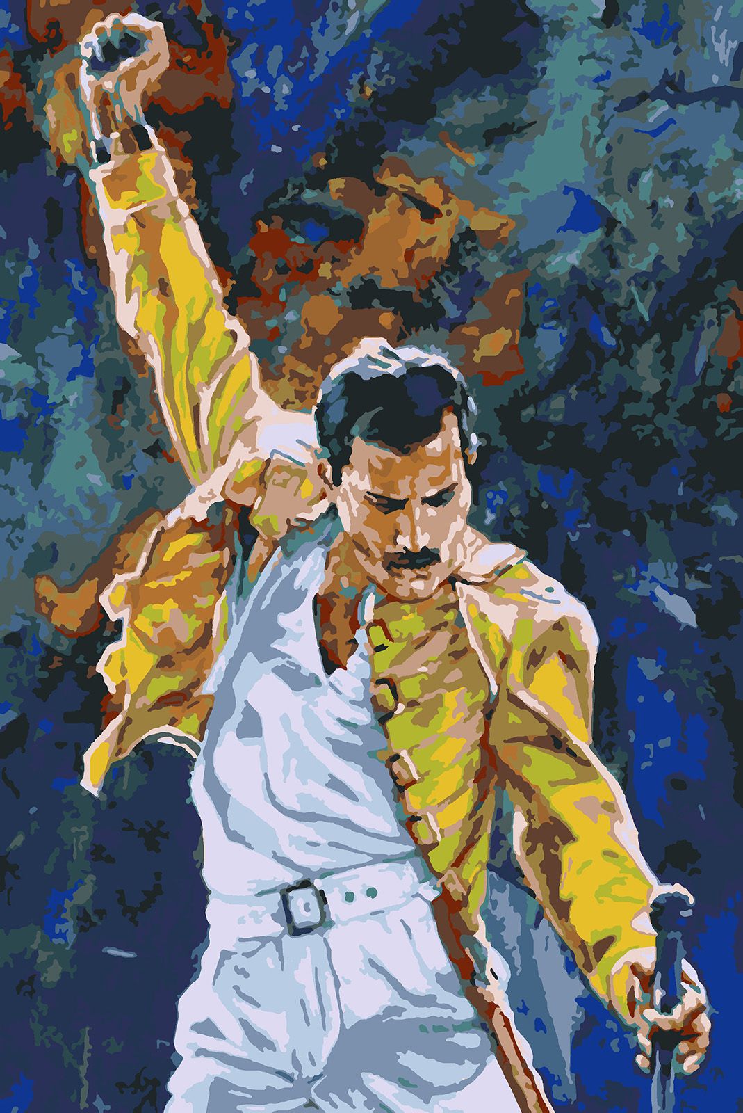 

Картина по номерам Красиво Красим Freddie Mercury, 80 х 120 см, Freddie Mercury
