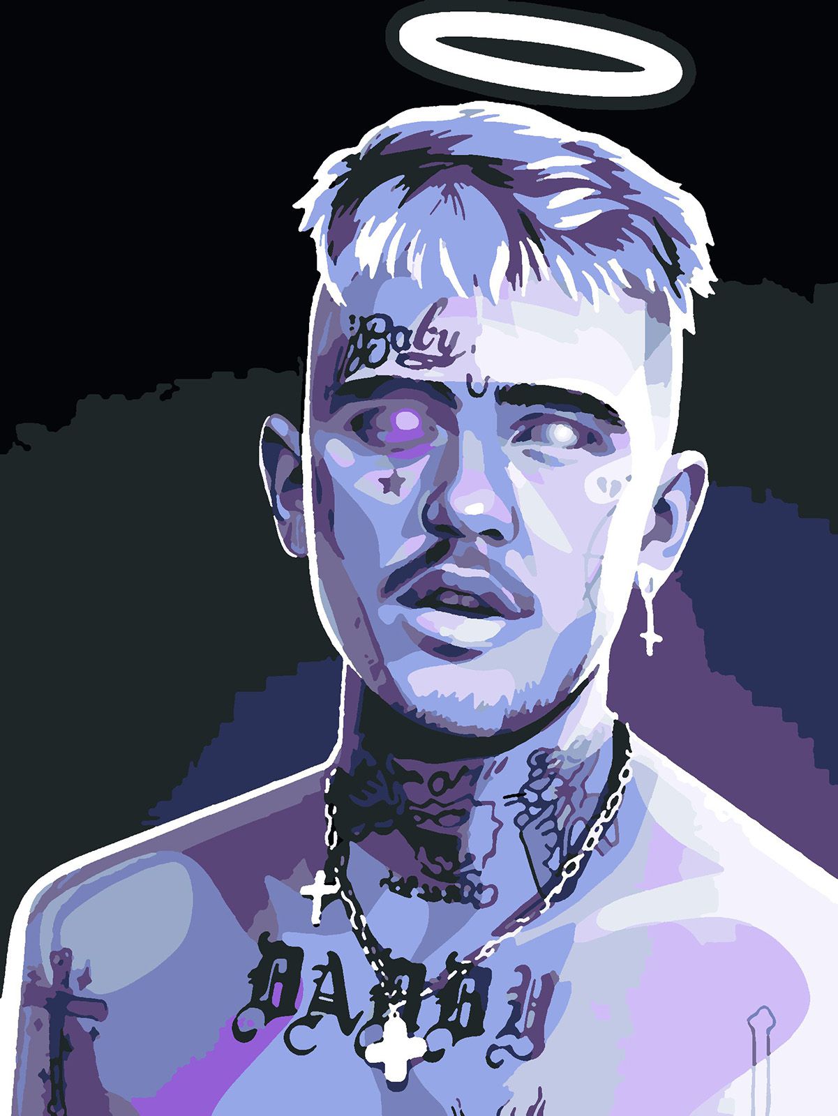 

Картина по номерам Красиво Красим Lil Peep, 100 х 150 см, Lil Peep