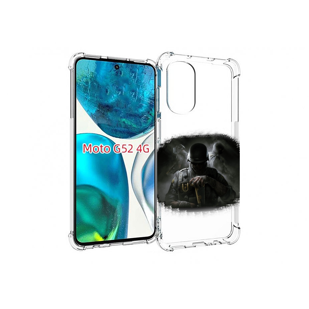 

Чехол MyPads Rainbow Six Siege для Motorola Moto G82 / Moto G52, Прозрачный, Tocco