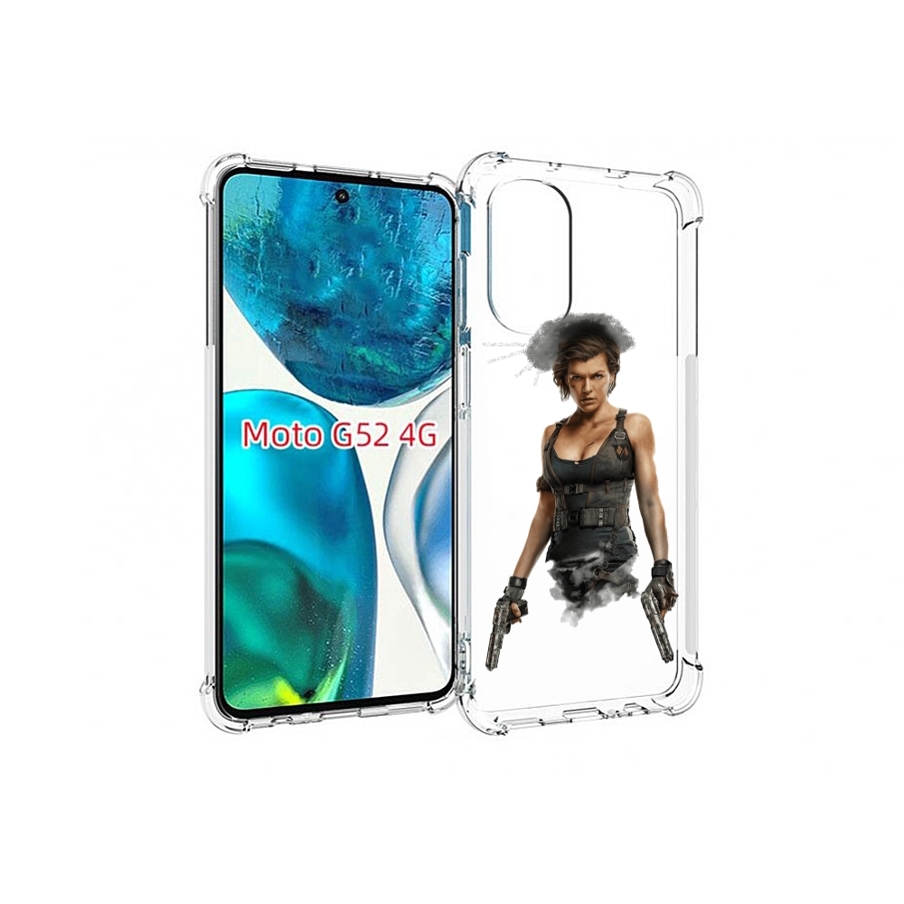 

Чехол MyPads Resident-Evil для Motorola Moto G82 / Moto G52, Прозрачный, Tocco