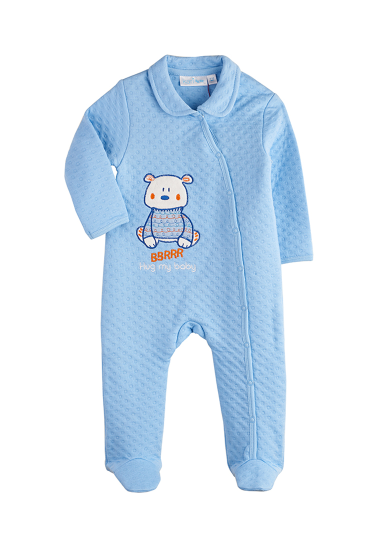 фото Комбинезон детский повседневный kari baby aw19b14003714 голубой р.62