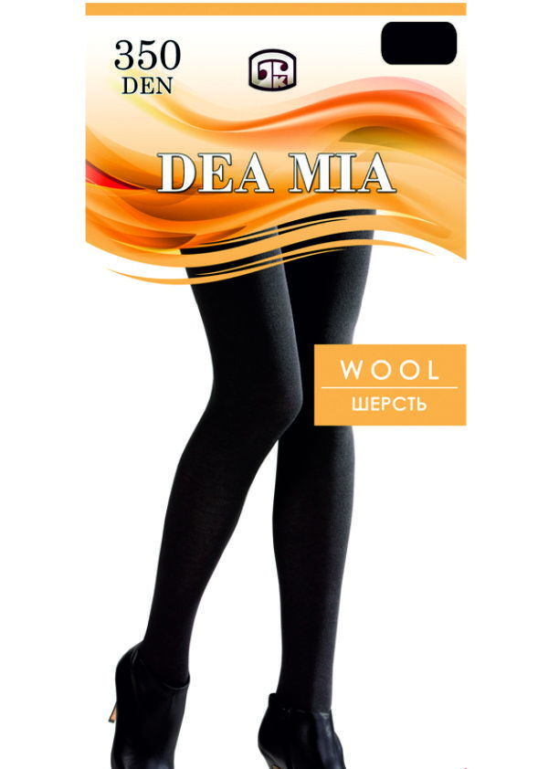 Колготки женские Dea Mia Wool черные 46-48 RU