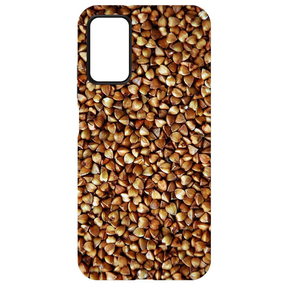 

Чехол-накладка Krutoff Soft Case Гречка для Xiaomi Redmi 9T, Черный