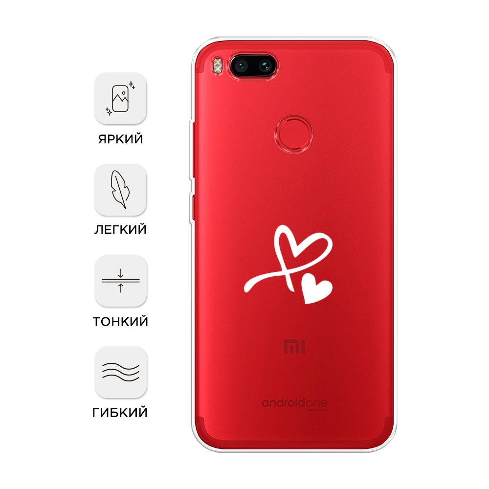 

Чехол Awog на Xiaomi Mi 5X "Сердечко минимализм", Разноцветный, 32350-6