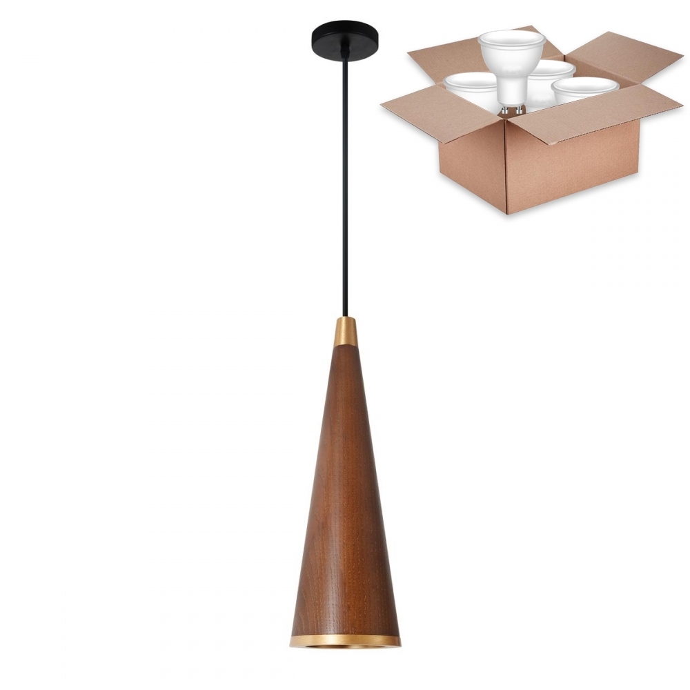 

Подвесной светильник с лампочкой Favourite Coni 2830-1P+Lamps Gu10