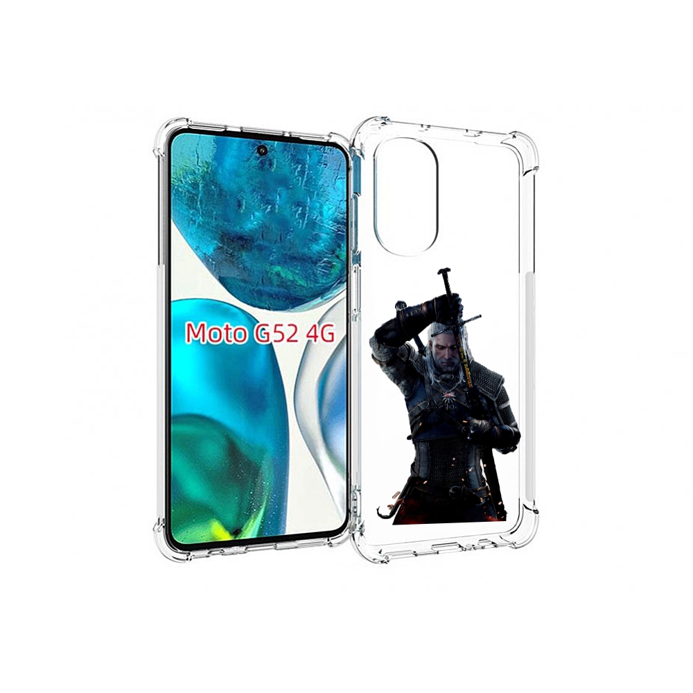 

Чехол MyPads The-Witcher-3-Ведьмак для Motorola Moto G82 / Moto G52, Прозрачный, Tocco