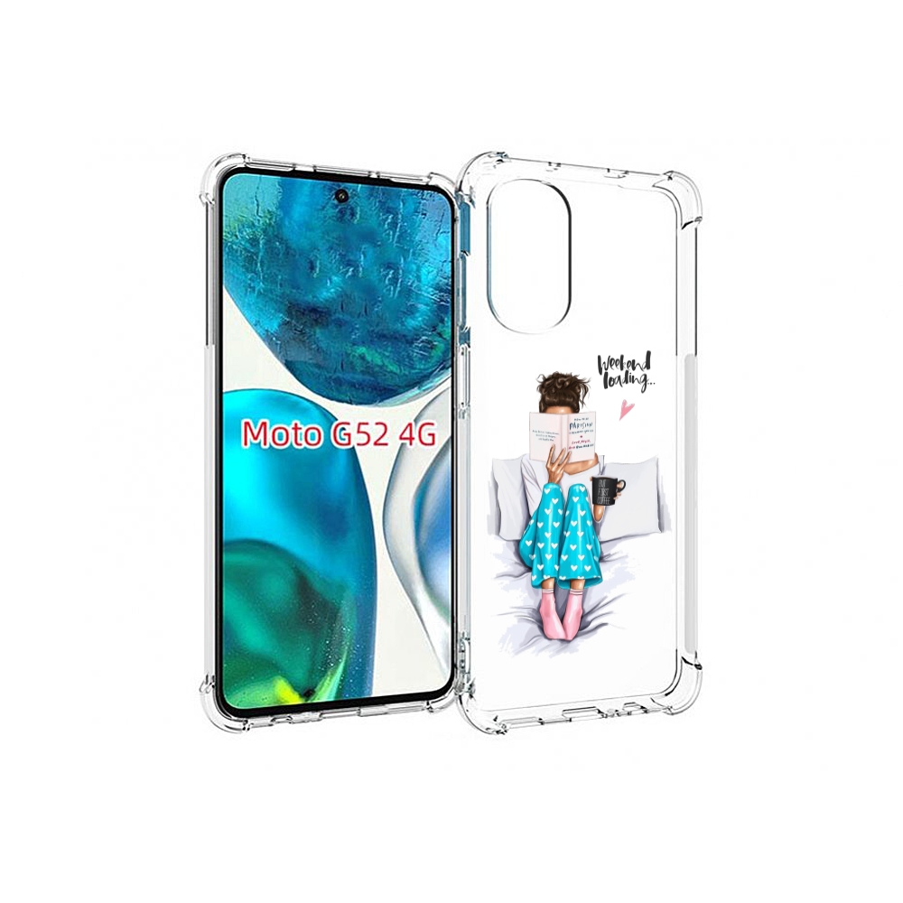 

Чехол MyPads Weekend-loading для Motorola Moto G82 / Moto G52, Прозрачный, Tocco