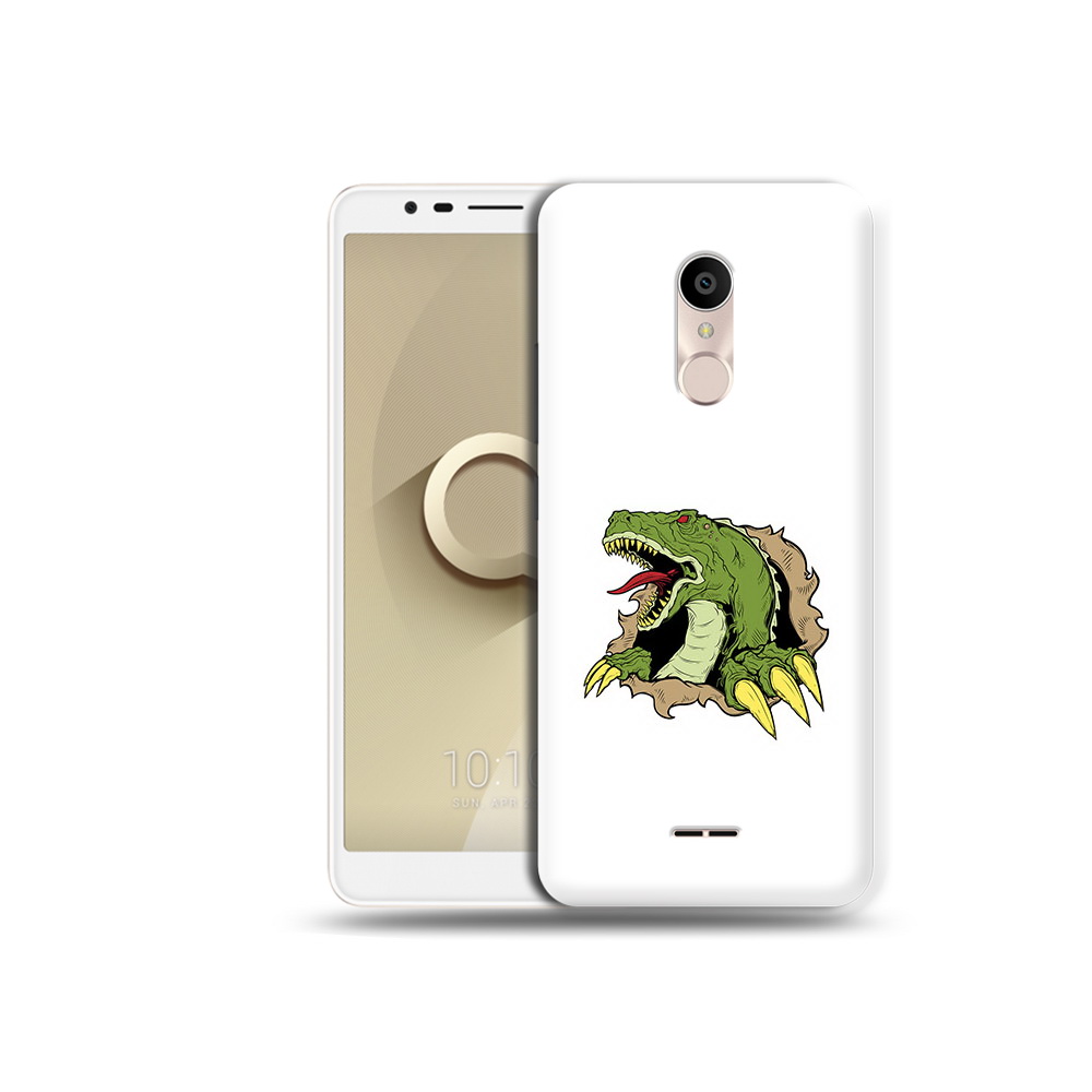 

Чехол MyPads Tocco для Alcatel 3C 5026D годзила, Прозрачный, Tocco