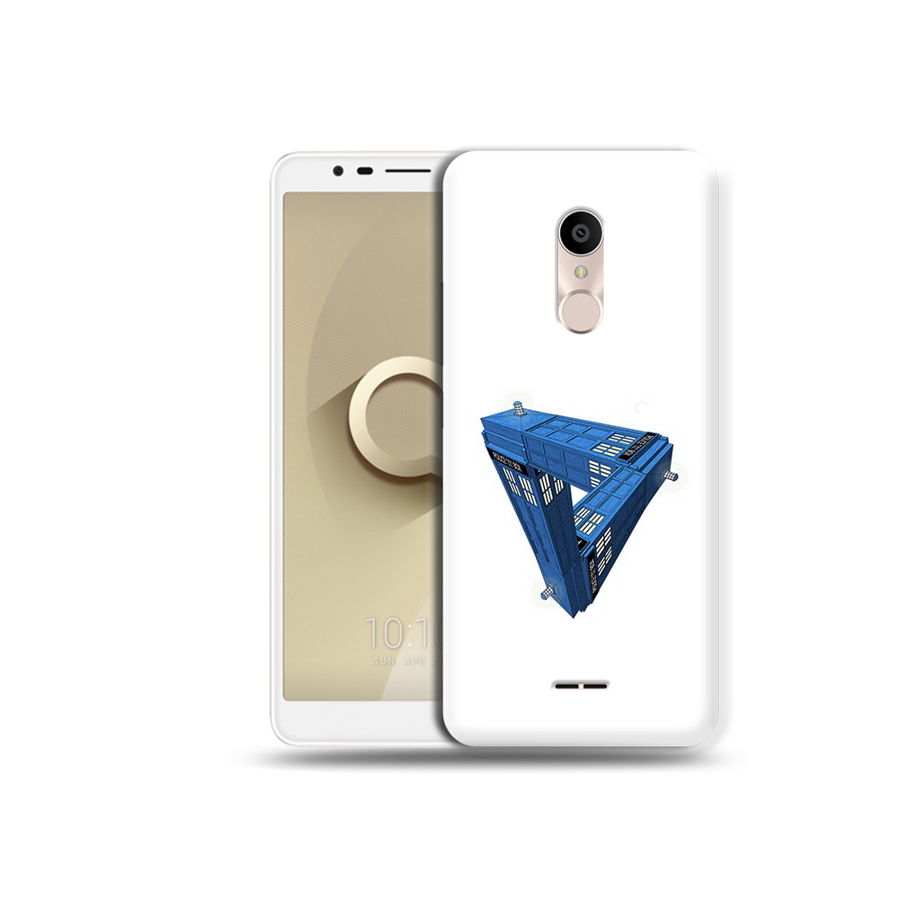 

Чехол MyPads Tocco для Alcatel 3C 5026D головолока абстракция, Прозрачный, Tocco
