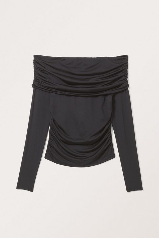 

Лонгслив женский Monki 1219285 черный XL, 1219285
