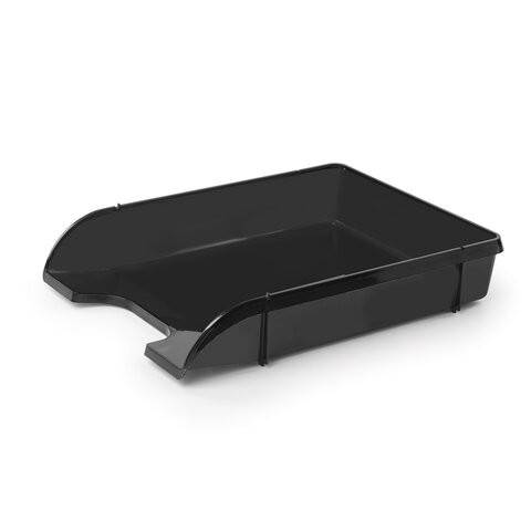 

Лоток горизонтальный для бумаг BRAUBERG Office style, 320х245х65 мм, черный, 237286