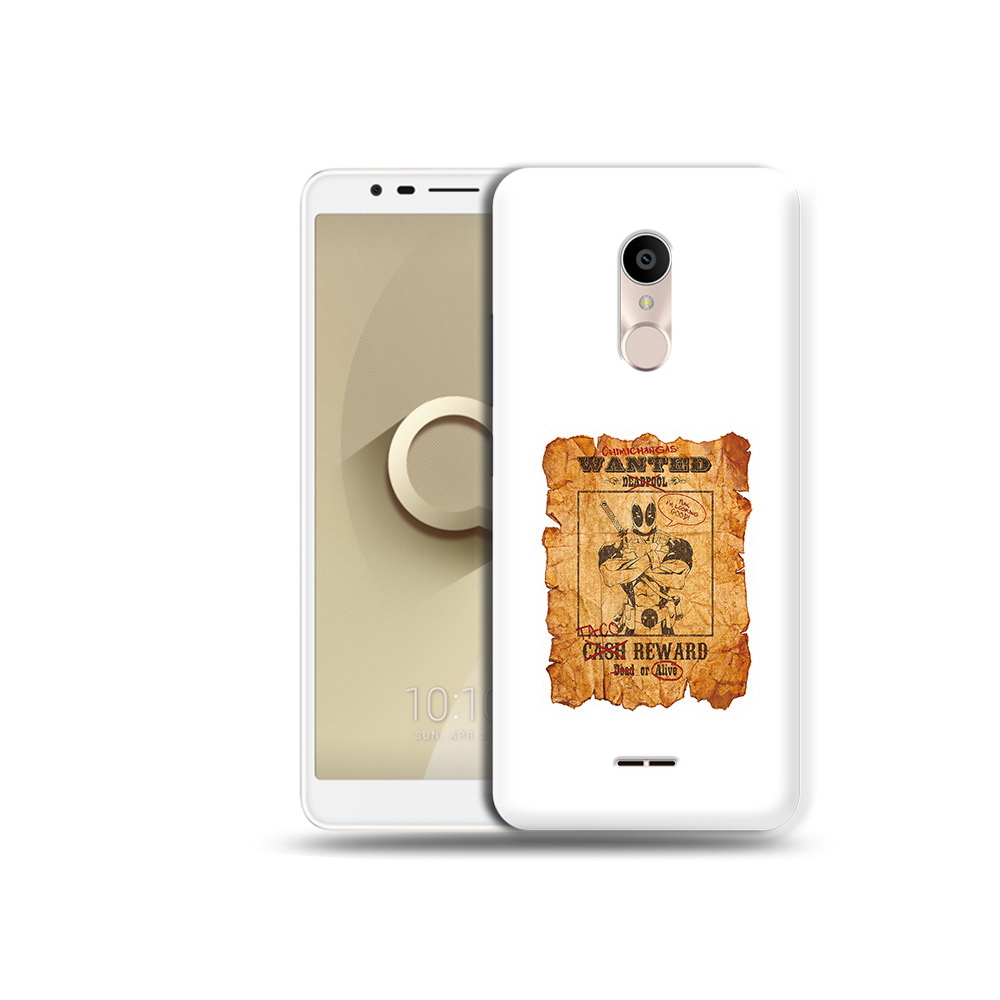 

Чехол MyPads Tocco для Alcatel 3C 5026D дедпул, Прозрачный, Tocco