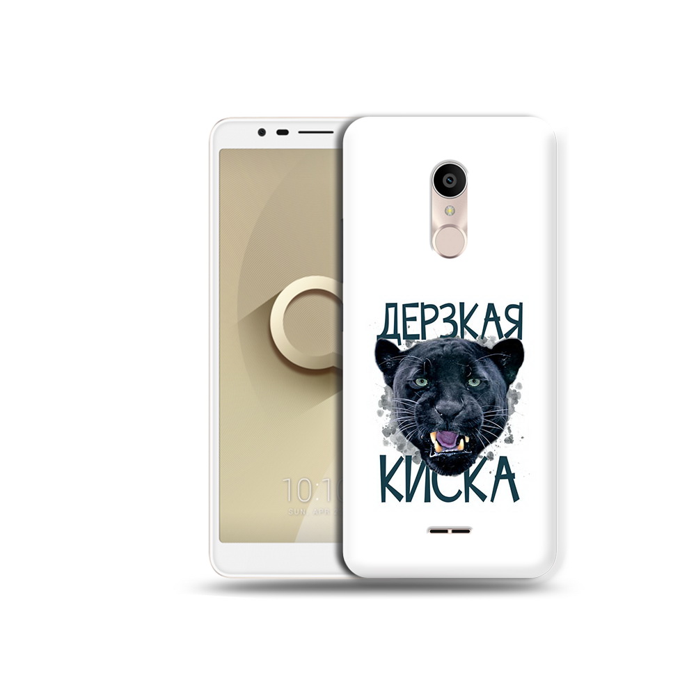 

Чехол MyPads Tocco для Alcatel 3C 5026D дерзкая киска, Прозрачный, Tocco
