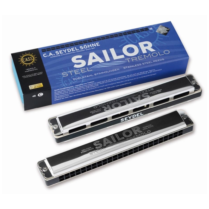 

Губная гармошка тремоло, Seydel Sohne Sailor Steel G 26480G