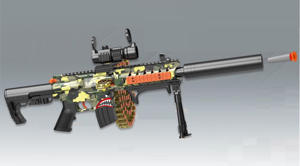 

Автомат игрушечный Matreshka M416, Хаки;черный, M416