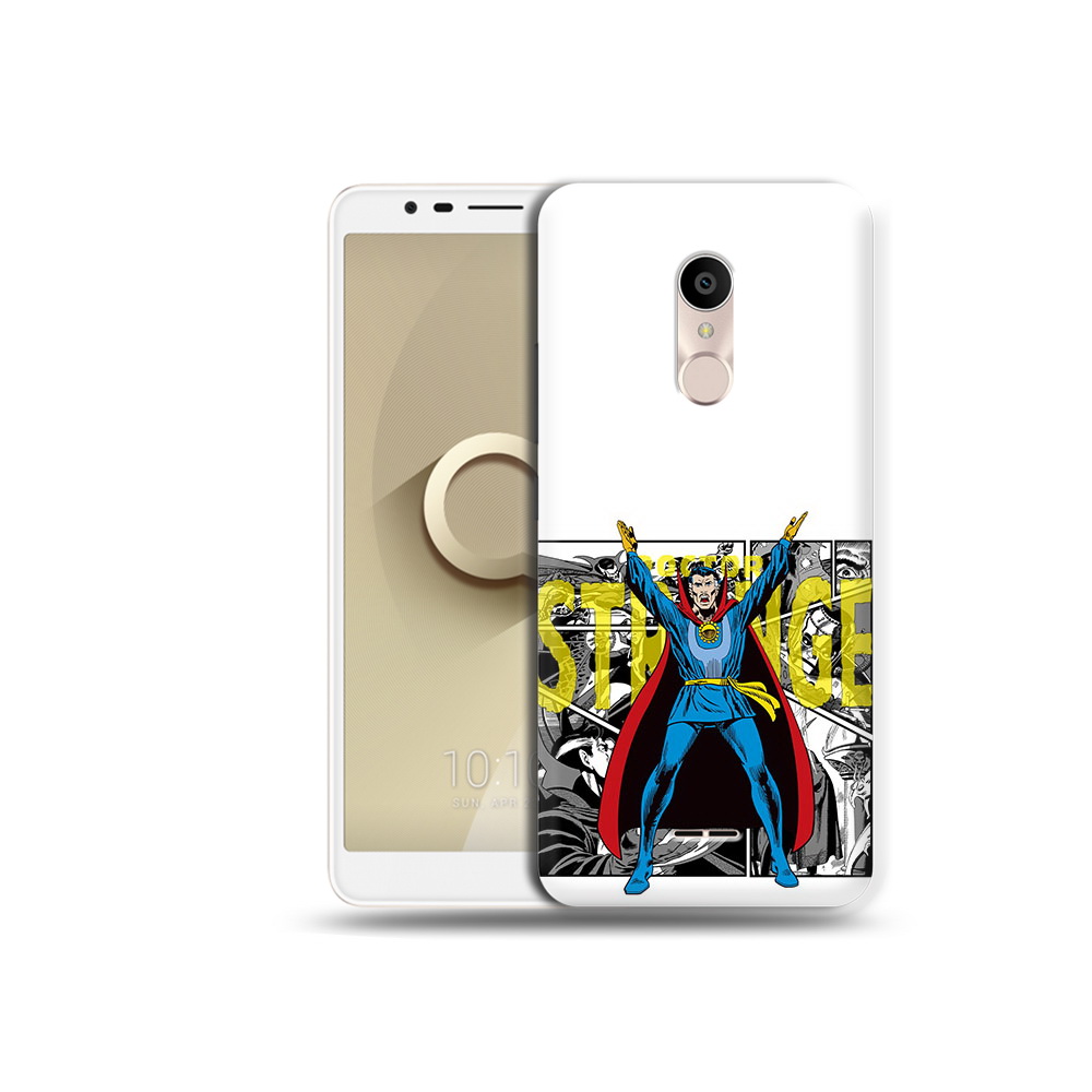 

Чехол MyPads Tocco для Alcatel 3C 5026D доктор стренж комикс, Прозрачный, Tocco
