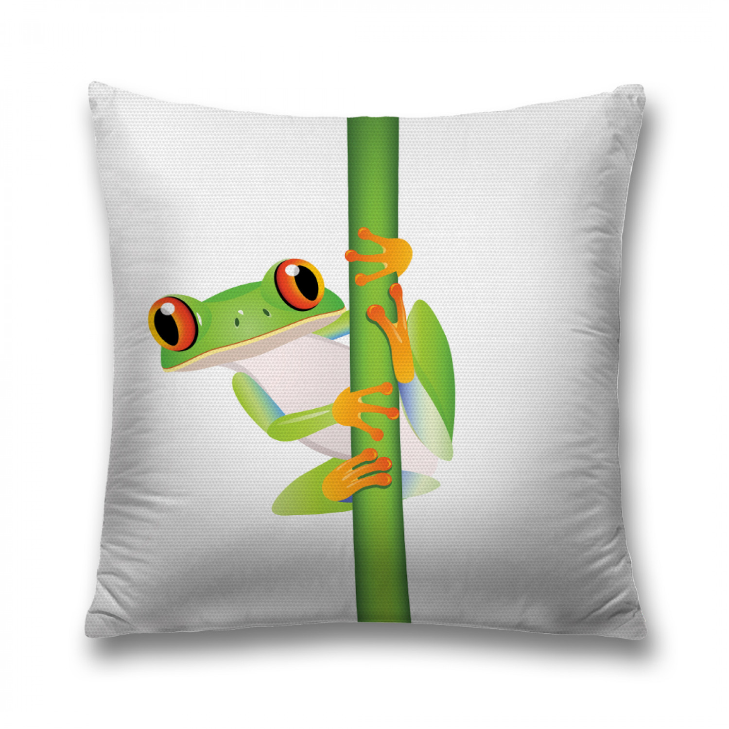 

Наволочка декоративная JoyArty "Наблюдательная квакша" на молнии, 45x45 см, Наблюдательная квакша