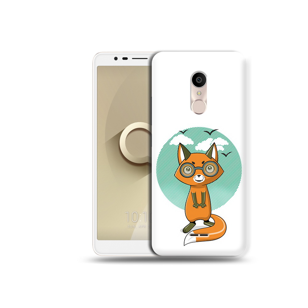 

Чехол MyPads Tocco для Alcatel 3C 5026D задумчивая лиса, Прозрачный, Tocco