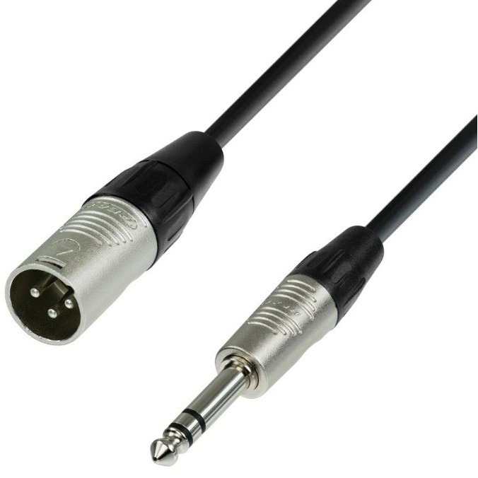 

Кабель аудио 1xJack - 1xXLR Adam Hall K4 BMV 0300 3.0m