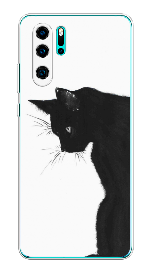 

Чехол Awog на Huawei P30 Pro "Black cat", Разноцветный, 67650-1