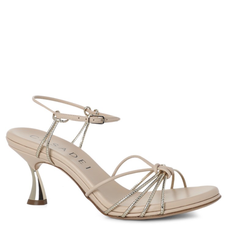 

Босоножки женские Casadei золотистые 35 EU, 1L953U060M