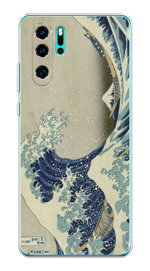 

Чехол Awog на Huawei P30 Pro "Большая волна в Канагаве", Разноцветный, 67650-9