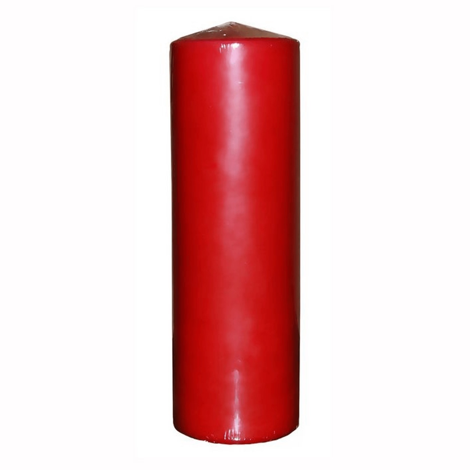 Свеча декоративная круглая лакированная Metro Professional 5,6 x 12 см бордо