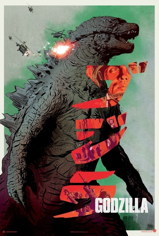 

Постер к фильму "Годзилла" (Godzilla) Оригинальный 68,6x101,6 см