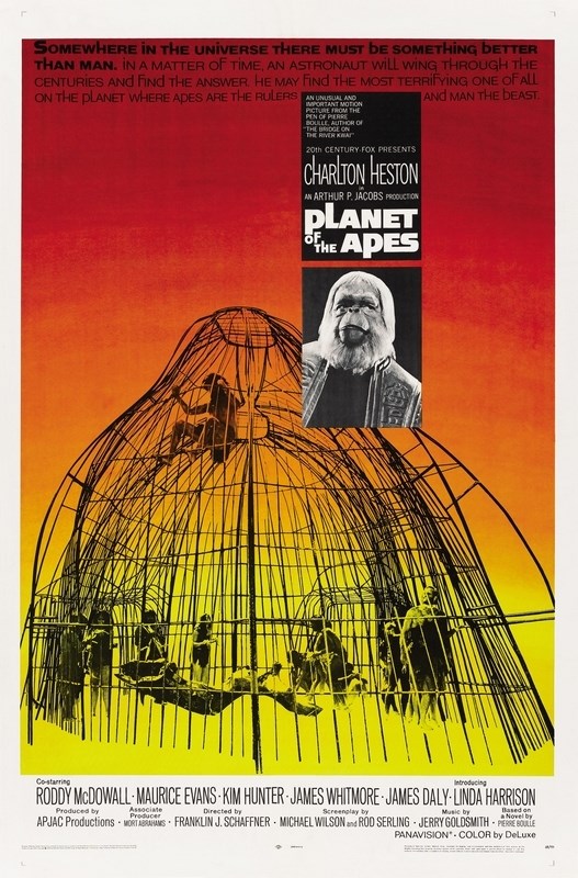 

Постер к фильму "Планета обезьян" (Planet of the Apes) Оригинальный 68,6x104,1 см