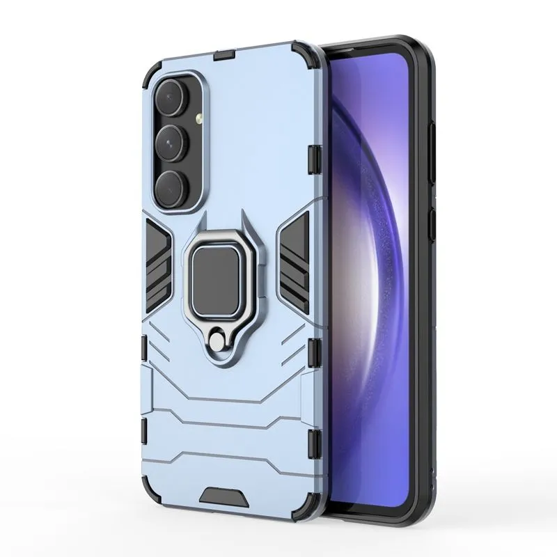

Противоударный чехол Panther Case для Samsung Galaxy A55 5G с кольцом, синий, Panther Case