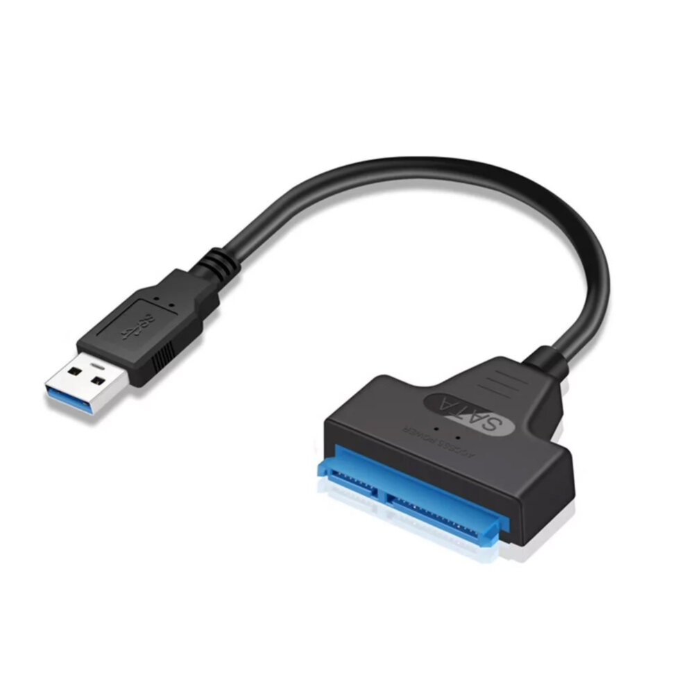 

Переходник для SATA, подключение жестких дисков к USB 3.0, черный