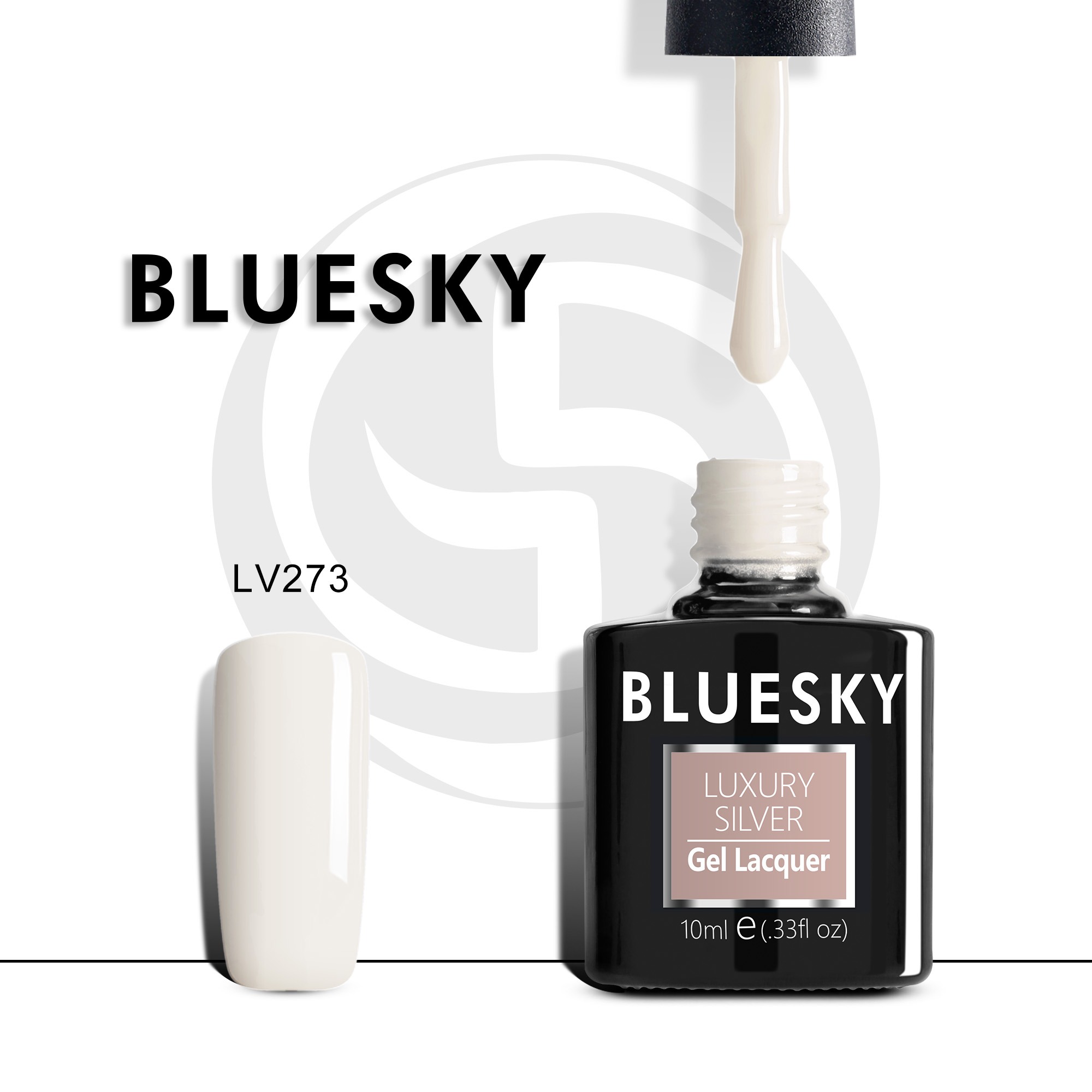 

Гель-лак №273 Luxury Silver 10 мл, BLUESKY