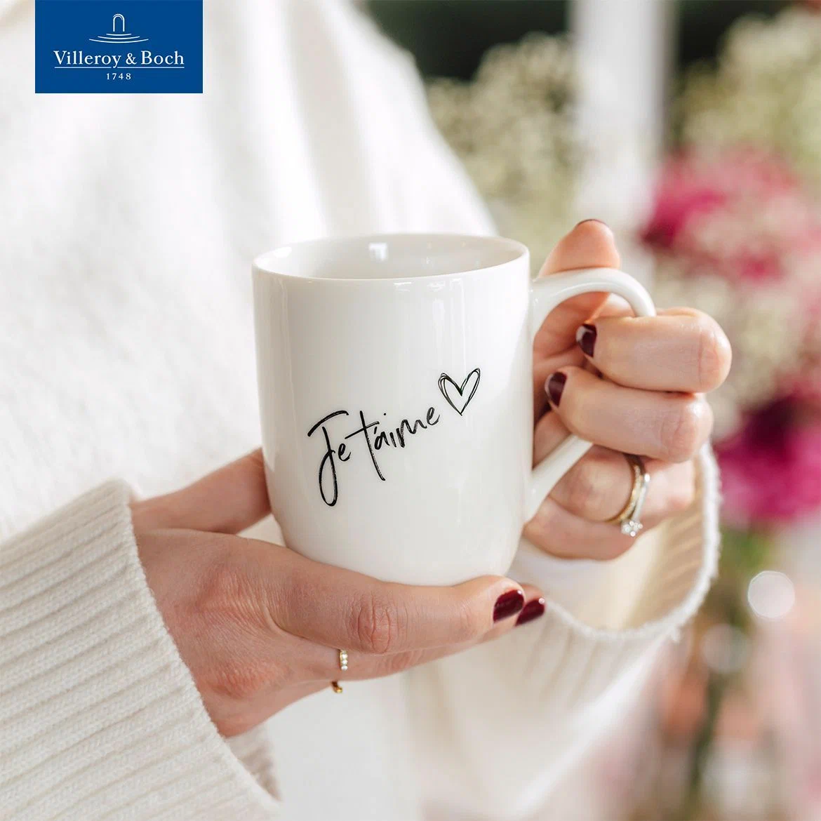 

Кружка для чая и кофе 340 мл, Je t'aime/Я люблю тебя, Statement, Villeroy & Boch, Statement 23-0