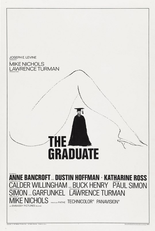 

Постер к фильму "Выпускник" (The Graduate) Оригинальный 68,6x101,6 см