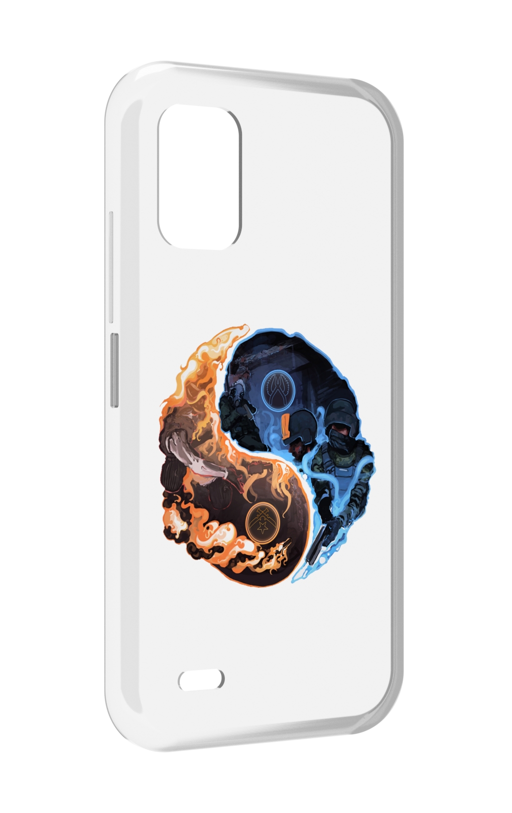 

Чехол MyPads кс-го-инь-янь для UMIDIGI Bison GT2 / GT2 Pro, Прозрачный, Tocco