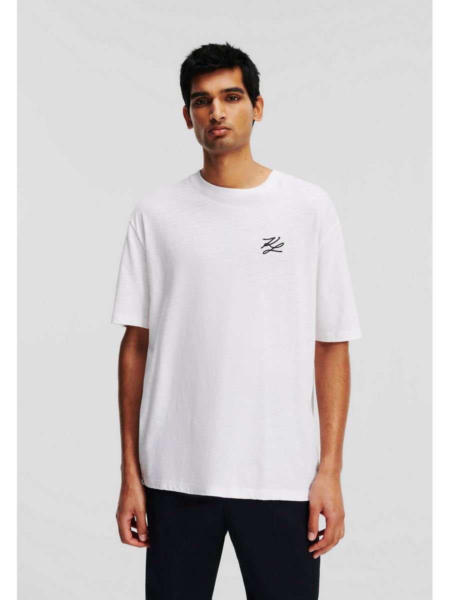

Футболка мужская Karl Lagerfeld K4822O0GH белая XL, Белый, K4822O0GH
