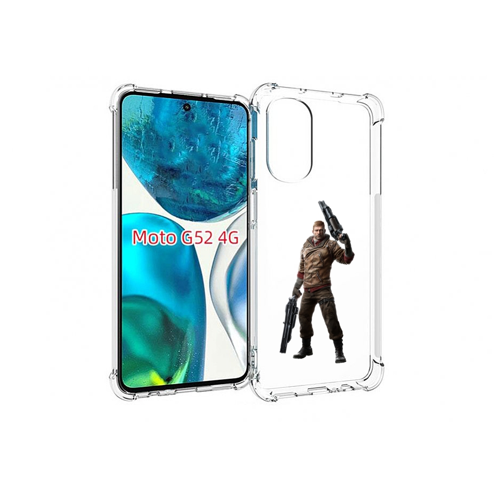 

Чехол MyPads Wolfenstein для Motorola Moto G82 / Moto G52, Прозрачный, Tocco