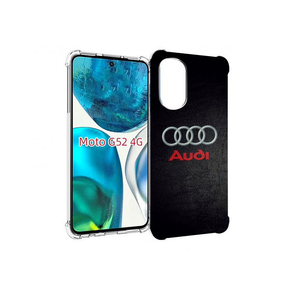 

Чехол MyPads audi 6 мужской для Motorola Moto G82 / Moto G52, Прозрачный, Tocco