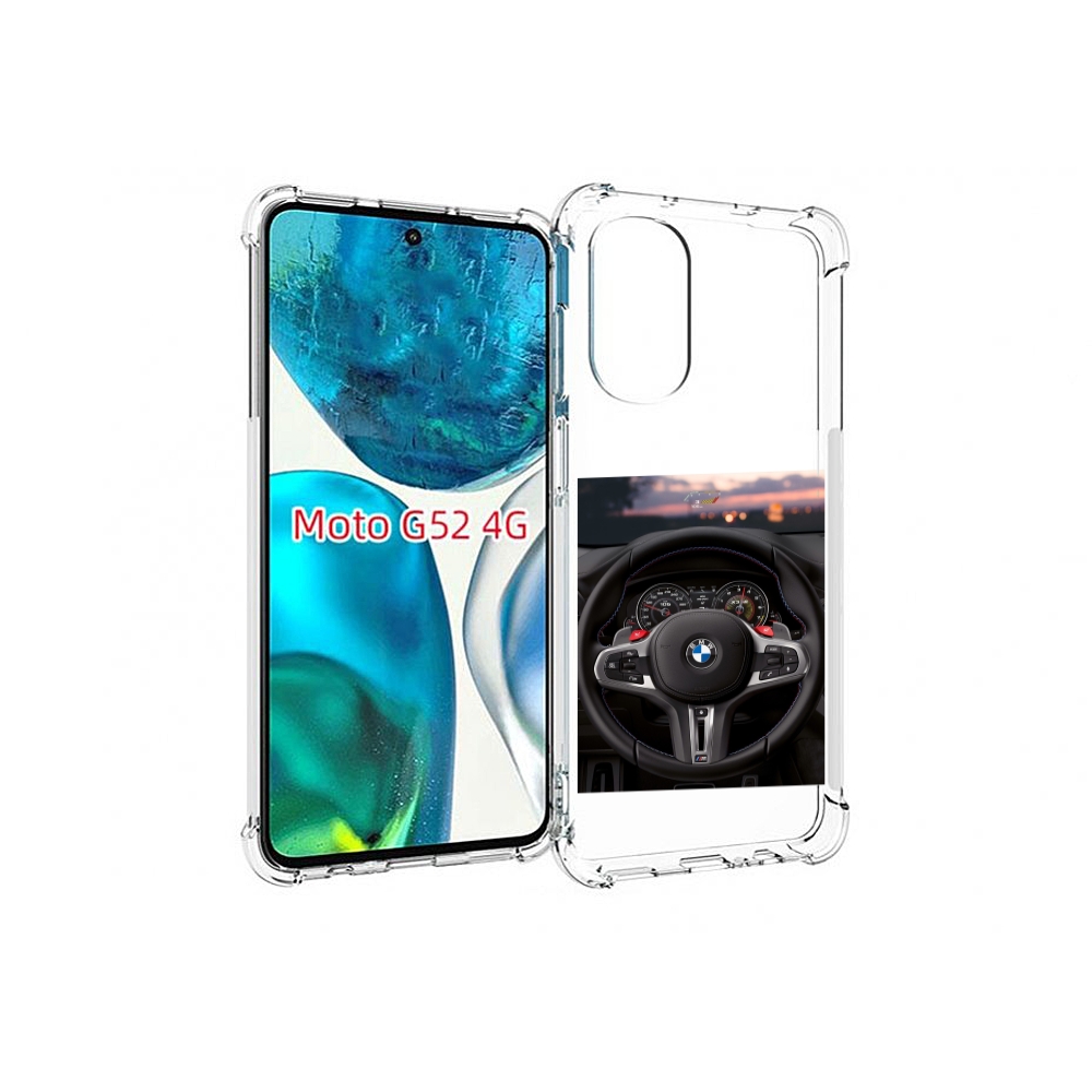 

Чехол MyPads bmw 4 мужской для Motorola Moto G82 / Moto G52, Прозрачный, Tocco