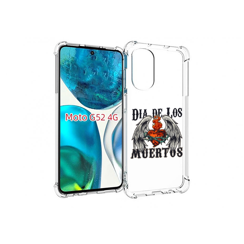 

Чехол MyPads burning-heart для Motorola Moto G82 / Moto G52, Прозрачный, Tocco