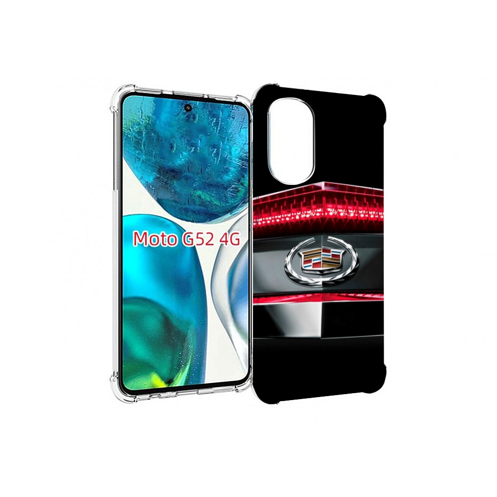 

Чехол MyPads cadillac-1 мусжкой для Motorola Moto G82 / Moto G52, Прозрачный, Tocco