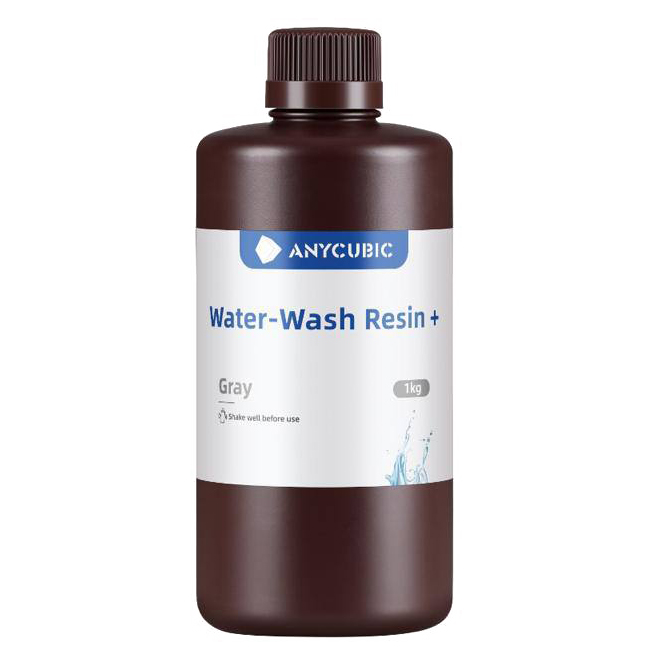 

Фотополимерная смола Anycubic Washable Resin+ серый (ТИ-00000699), Washable Resin+