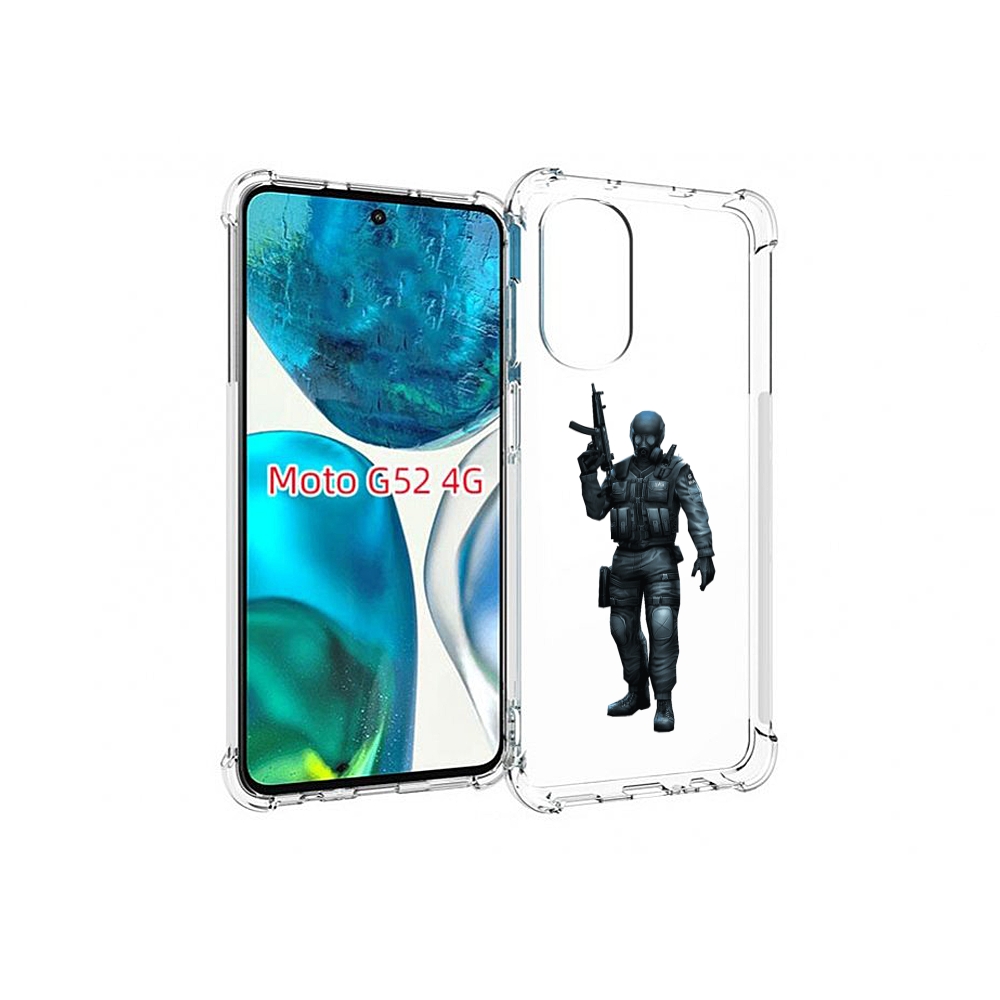 

Чехол MyPads crossfire для Motorola Moto G82 / Moto G52, Прозрачный, Tocco