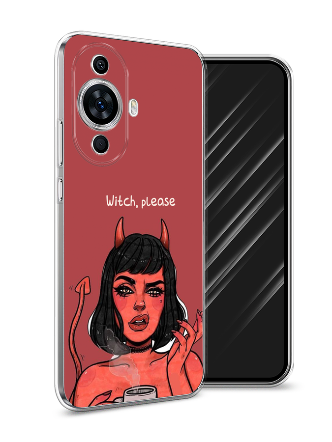 

Чехол Awog на Huawei Nova 11/Nova 12S "Evil Girl", Бордовый;черный, 6124250-1