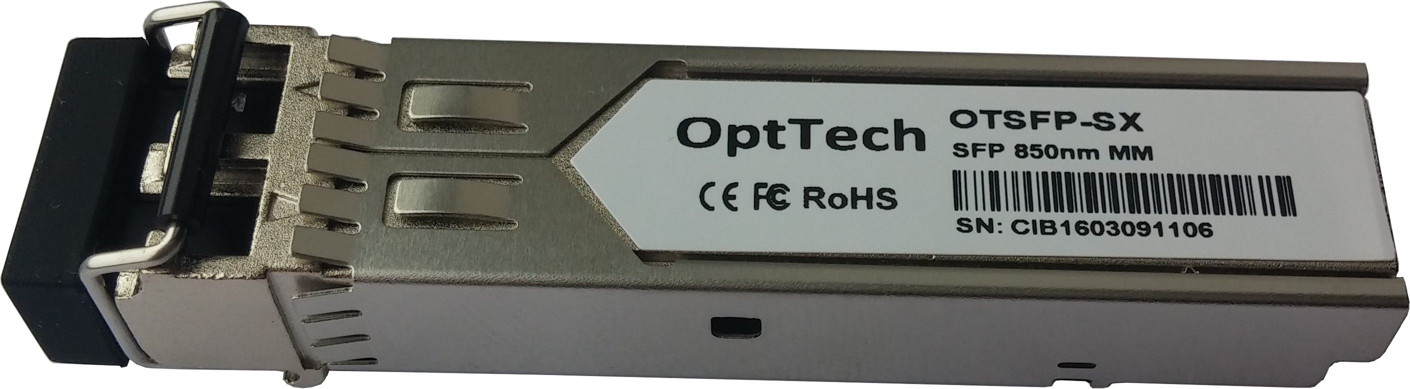 Трансивер OptTech OTSFP-SX-D серебристый