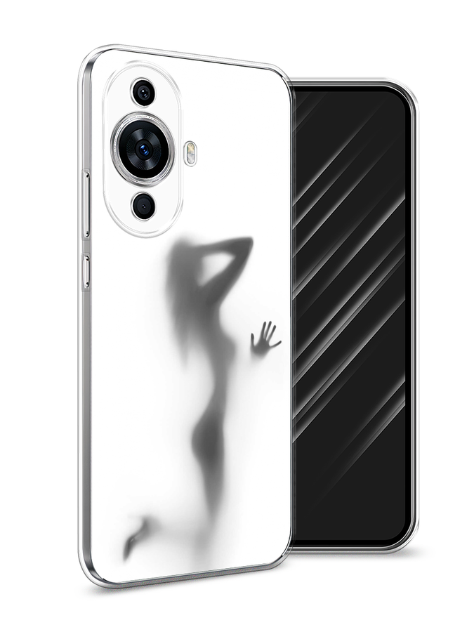 

Чехол Awog на Huawei Nova 11/Nova 12S "Стекло в душе", Белый;серый;черный, 6124250-1
