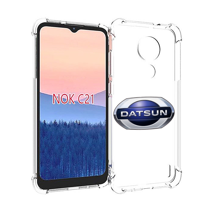 

Чехол MyPads datsun мужской для Nokia C21, Прозрачный, Tocco