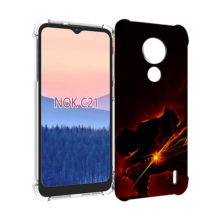 

Чехол MyPads demon-slayer-зеницу для Nokia C21, Прозрачный, Tocco