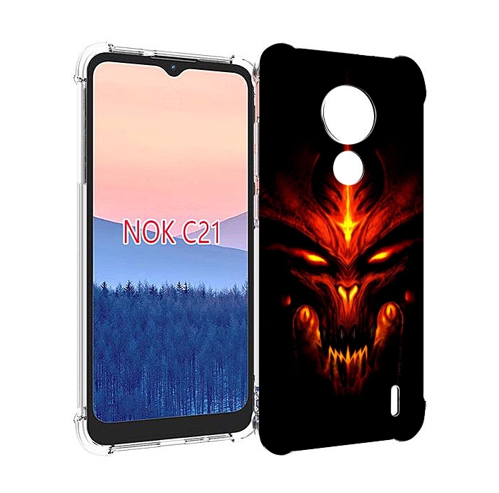 

Чехол MyPads diablo-3 для Nokia C21, Прозрачный, Tocco