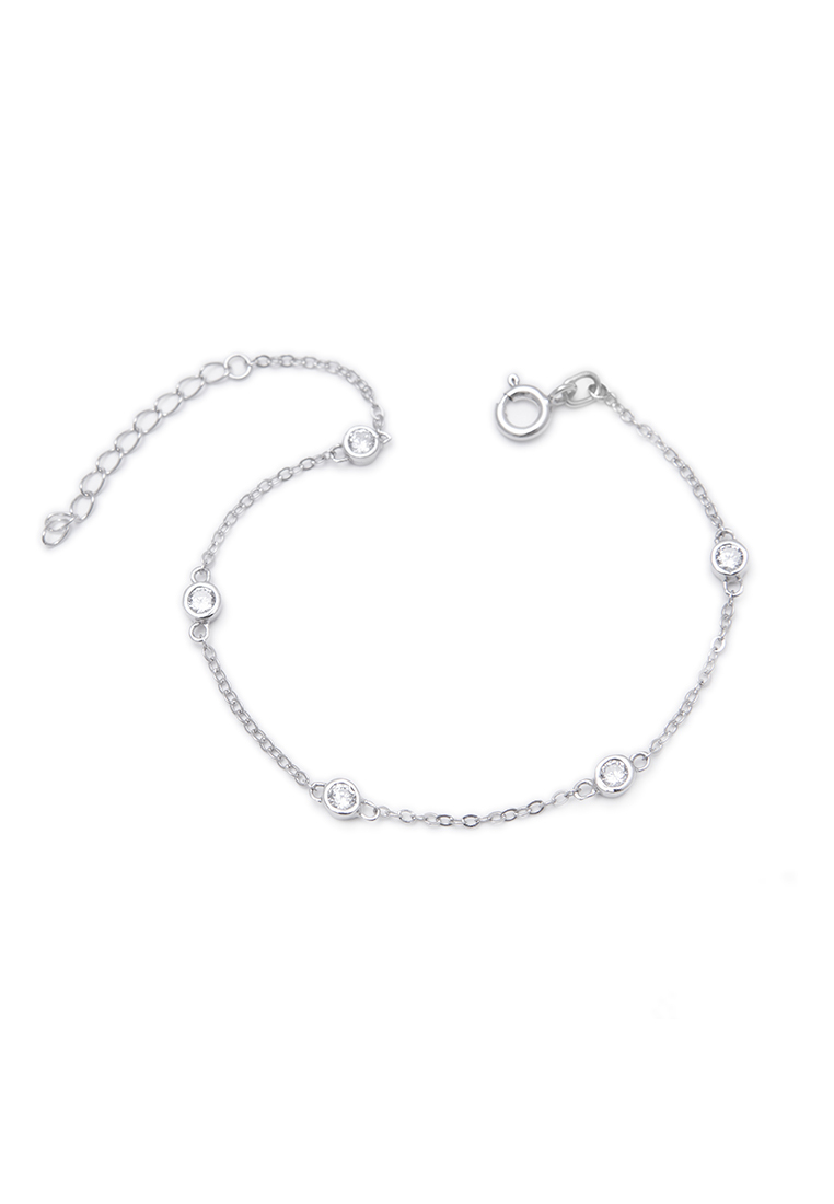 

Браслет из серебра с фианитом р.  Kari Jewelry Ср925Р-8К0903016Ф1, Ср925Р-8К0903016Ф1